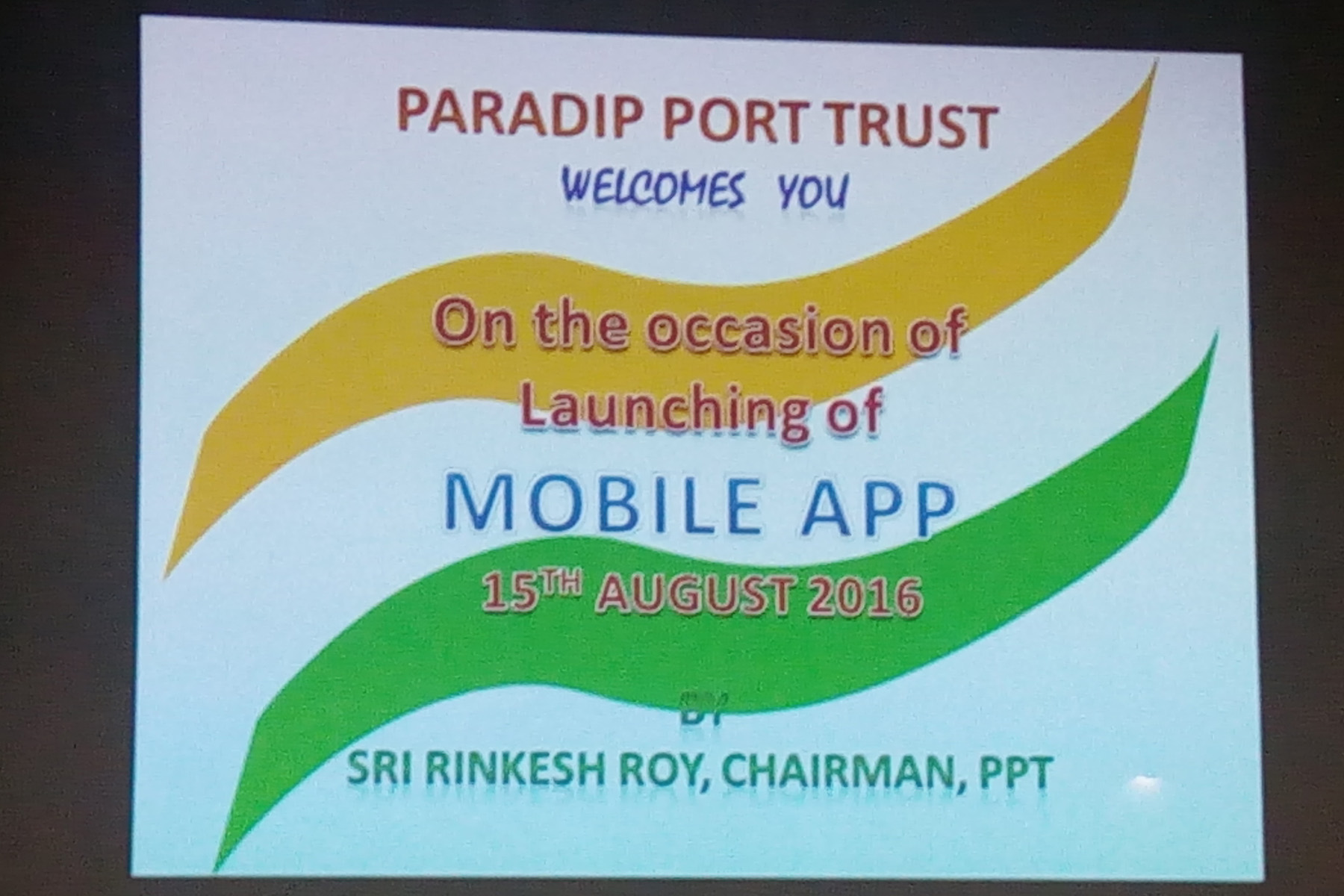Mobile App Inauguration on 15th Aug 2016